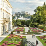 garden view at Mirabell Palace in Salzburg